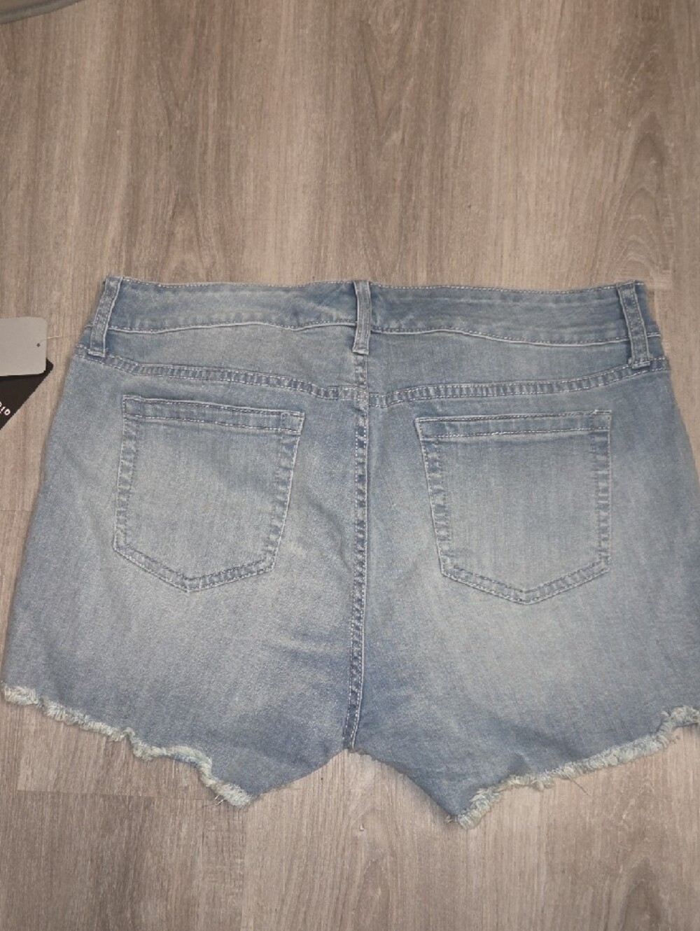 Disney Light Blue Embroidered Denim Cutoff Shorts - Picture 5 of 6